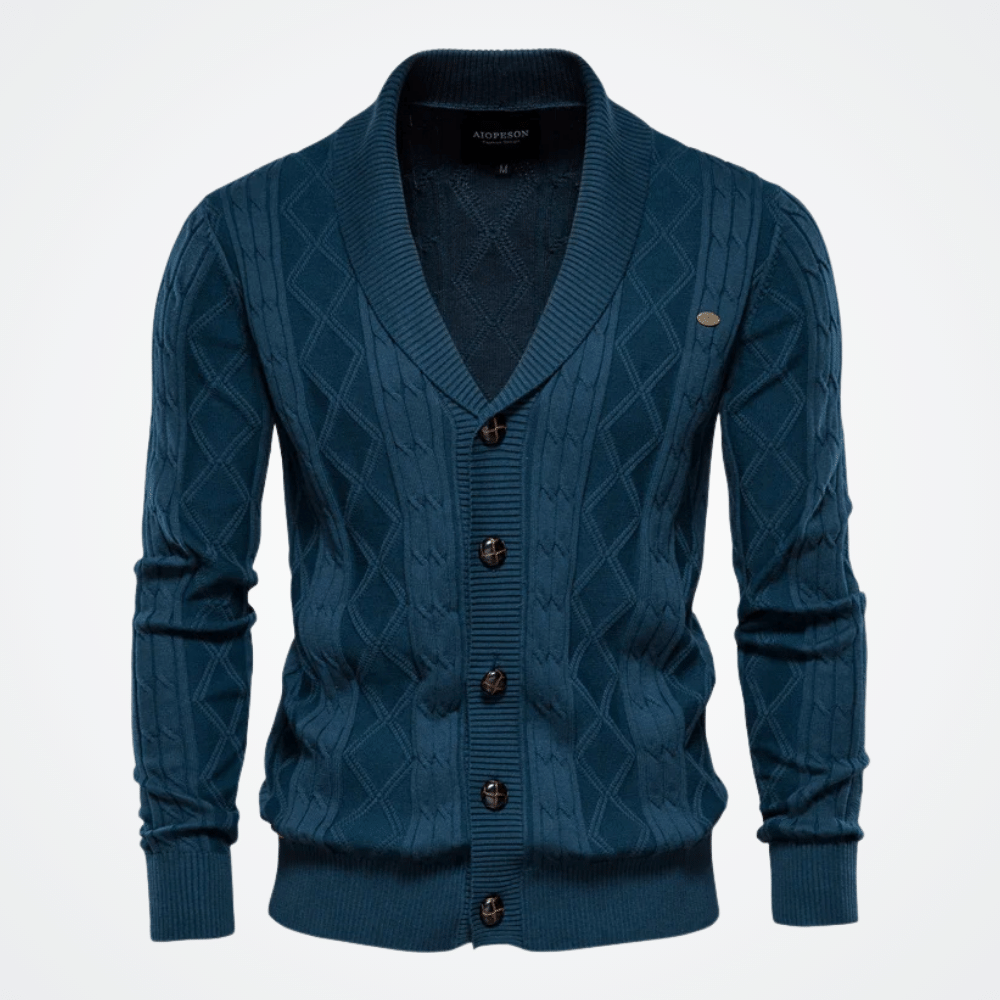 Brescia Zopfmuster-Strickjacke