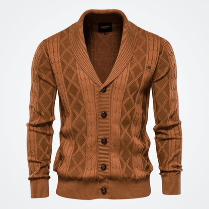 Brescia Zopfmuster-Strickjacke