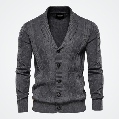 Brescia Zopfmuster-Strickjacke