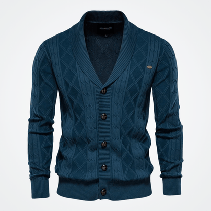 Brescia Zopfmuster-Strickjacke