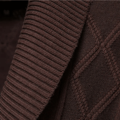 Brescia Zopfmuster-Strickjacke