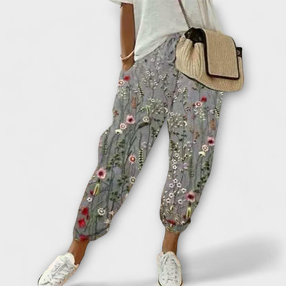 Burga – Bequeme Baumwoll-Leinen-Hose 