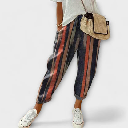 Burga – Bequeme Baumwoll-Leinen-Hose 